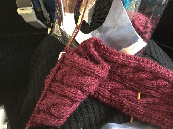 Today's Airplane Knitting