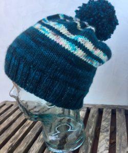 Hat knit with Elliebelly Yarn